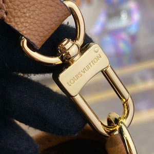 LV M12099 Louis Vuitton Reversible Neverfull Bandouliere Inside Out BB Handbag Brown - Default Title - View 5