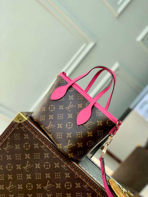 LV M12106 Louis Vuitton Neverfull Bandouliere Inside Out BB Handbag Rose - Default Title - View 2