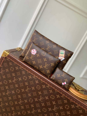 LV M12203 Louis Vuitton Kirigami Pochette Monogram / Candy Red - Default Title - View 3