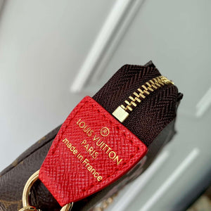LV M12205 Louis Vuitton Mini Pochette Accessoires Candy Red - Default Title - View 6