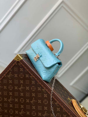 LV M12211 Louis Vuitton Nano Madeleine Bag Azur Frost - Default Title - View 2