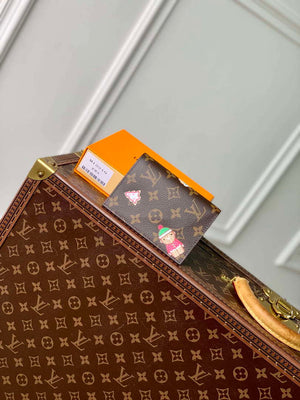 LV M12219 Louis Vuitton Passport Cover Candy Red - Default Title - View 1