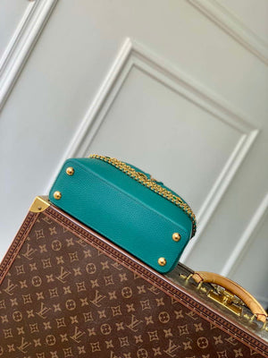 LV M12345 Louis Vuitton Capucines BB Bag Green - Default Title - View 5