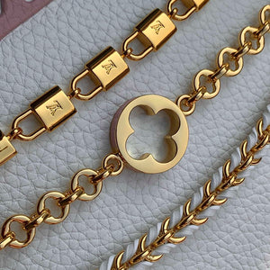 LV M12279 Louis Vuitton Capucines MM Handbag Silver Sea - Default Title - View 7
