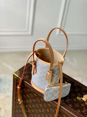 LV M12317 Louis Vuitton Nano Bucket Bag Mastic - Default Title - View 9