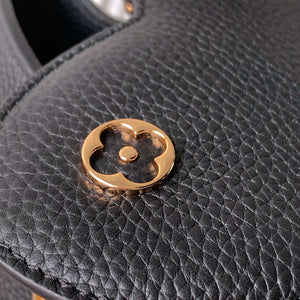 LV M12345 Louis Vuitton Capucines BB Bag Black - Default Title - View 6