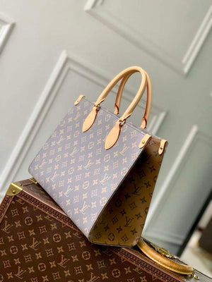 LV M12415 Louis Vuitton OnTheGo MM Bag Trianon Gray - Default Title - View 2