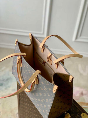 LV M12415 Louis Vuitton OnTheGo MM Bag Trianon Gray - Default Title - View 9