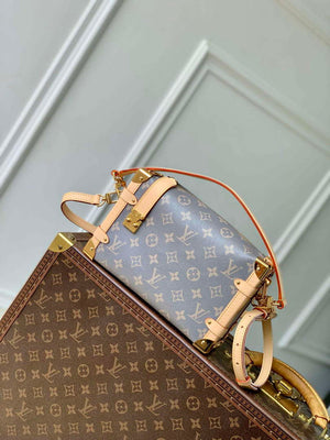 LV M12428 Louis Vuitton Side Trunk MM Bag Trianon Gray - Default Title - View 1
