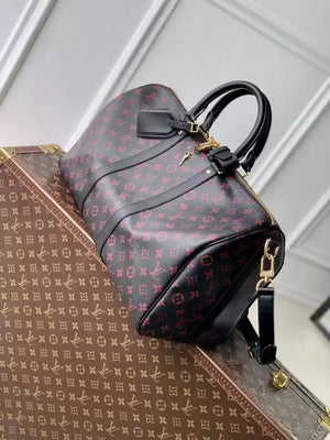 LV M12441 Louis Vuitton Keepall Bandouliere 45 Travel Bag Monogram Tomette coated canvas - Default Title - View 2