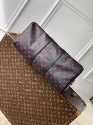 LV M12441 Louis Vuitton Keepall Bandouliere 45 Travel Bag Monogram Tomette coated canvas - Default Title - View 4