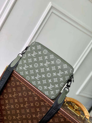 LV M12490 Louis Vuitton Trio Messenger Bag Olive Green - Default Title - View 3