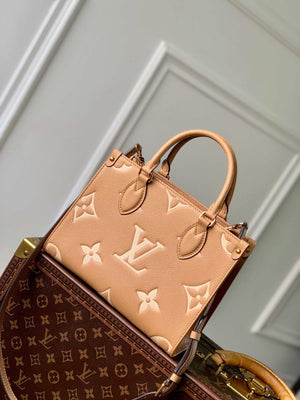 LV M12513 Louis Vuitton Onthego Pm Bag M45779 leather Light Brown - Default Title - View 3