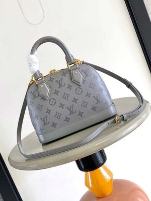 LV M12561 Louis Vuitton New Alma BB Bag Other Leathers Gris Trianon - Default Title - View 3
