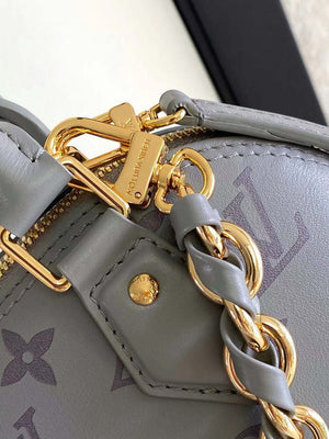 LV M12561 Louis Vuitton New Alma BB Bag Other Leathers Gris Trianon - Default Title - View 9
