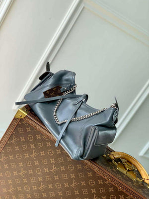LV M12579 Louis Vuitton CarryAll Cargo PM Bag Trianon Gray - Default Title - View 2