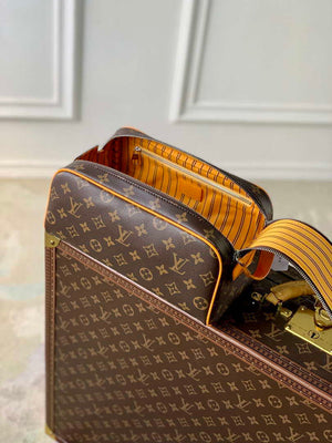 LV M12641 Louis Vuitton Locker Dopp Kit Taurillon Monogram Yellow - Default Title - View 9