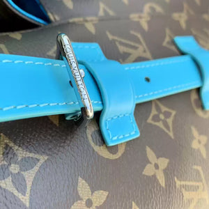 LV M12729 Louis Vuitton Christopher MM Backpack Monogram Macassar canvas - Default Title - View 9