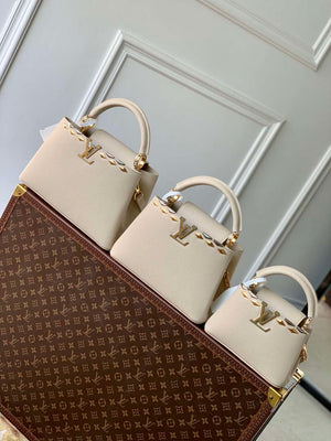 LV M12751 Louis Vuitton Capucines Mini Bag Apricot - Default Title - View 2