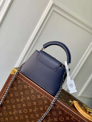 LV M12751 Louis Vuitton Capucines Mini Bag Blue - Default Title - View 3
