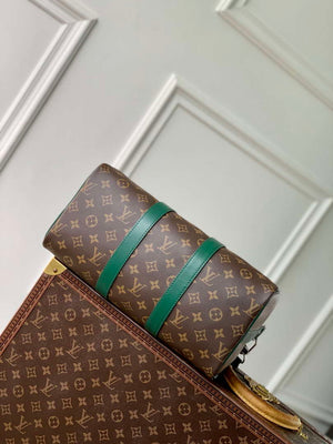 LV M12765 Louis Vuitton Keepall Bandouliere 35 Monogram Green - Default Title - View 4