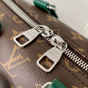 LV M12765 Louis Vuitton Keepall Bandouliere 35 Monogram Green - Default Title - View 6
