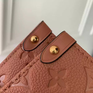 LV M12775 Louis Vuitton OnTheGo MM Bag Monogram Empreinte Brown - Default Title - View 6