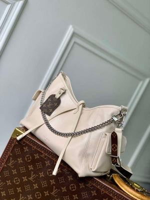 LV M12919 Louis Vuitton CarryAll Cargo Vibe PM Bag Vanilla - Default Title - View 2