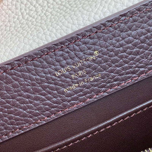LV M12952 Louis Vuitton Capucines MM Bag Taurillon leather Chocolate Brown - Default Title - View 8