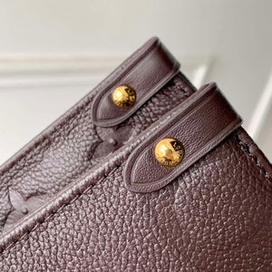 LV M12967 Louis Vuitton OnTheGo MM Handbag Chocolate Brown - Default Title - View 5