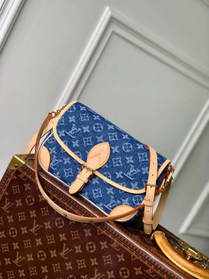 LV M13070 Louis Vuitton Diane Handbag Denim Blue - Default Title - View 1