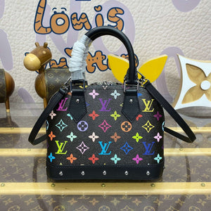 LV M13078 Louis Vuitton LV x TM Alma BB Bag Other Monogram Canvas Black - Default Title - View 3
