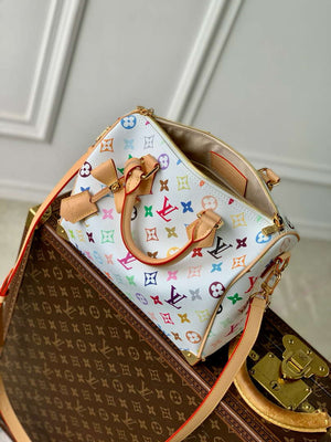 LV M13085 Louis Vuitton LV x TM Speedy Bandouliere 25 Multicolored Monogram - Default Title - View 9