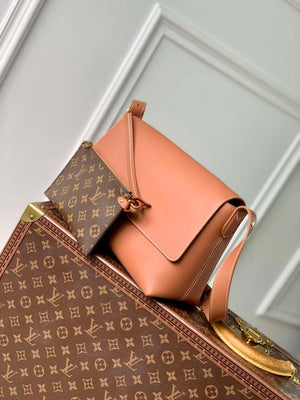 LV M13151 Louis Vuitton Low Key Messenger Bag Cognac Brown - Default Title - View 2
