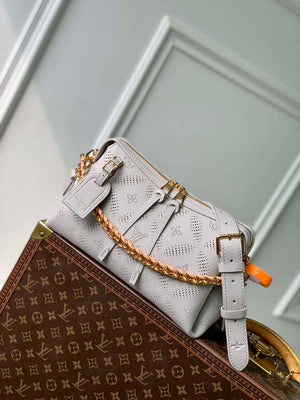 LV M13157 Louis Vuitton Hand It All PM Bag Pink Gray - Default Title - View 1