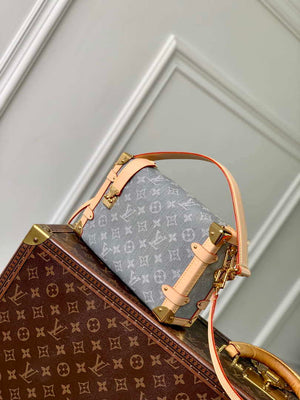 LV M13285 Louis Vuitton Side Trunk MM Bag Washed Gray - Default Title - View 2