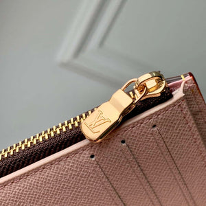 LV M13427 Louis Vuitton LV x TM Victorine Wallet Sakura Brown - Default Title - View 7
