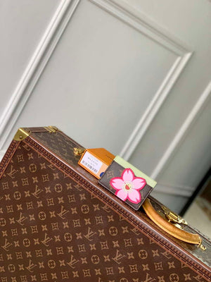 LV M13429 Louis Vuitton LV x TM Card Holder Sakura Brown - Default Title - View 1