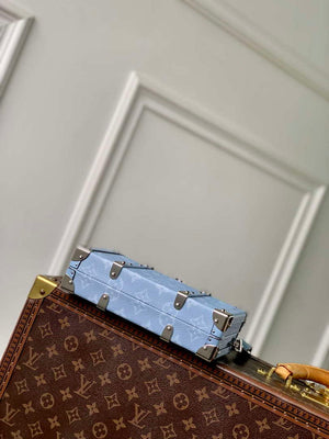 LV M13562 Louis Vuitton Wallet Trunk Taigarama Denim Blue - Default Title - View 4