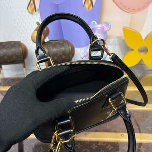 LV M13670 Louis Vuitton LV x TM Alma BB Handbag Black - Default Title - View 12