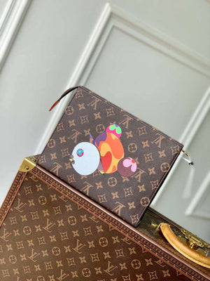LV M13762 Louis Vuitton LV x TM Trio Toiletry Pouch Monogram - Default Title - View 3