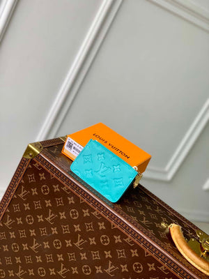 LV M14171 Louis Vuitton LV x TM Romy Card Holder Blue - Default Title - View 2