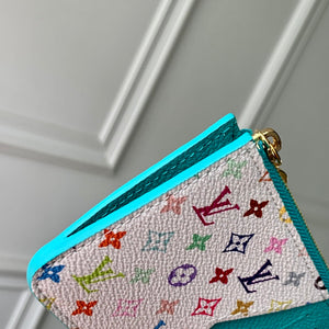 LV M14171 Louis Vuitton LV x TM Romy Card Holder Blue - Default Title - View 7