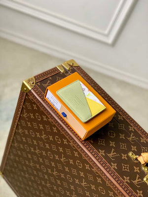 LV M13800 Louis Vuitton LV x TM Romy Card Holder Green Tea - Default Title - View 4