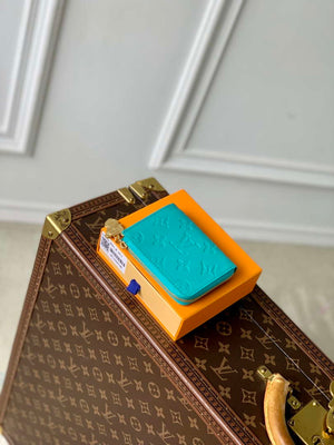 Louis Vuitton M13801 LV x TM Carteira Compacta Noa Blue - Default Title - View 3