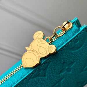 Louis Vuitton M13801 LV x TM Carteira Compacta Noa Blue - Default Title - View 4