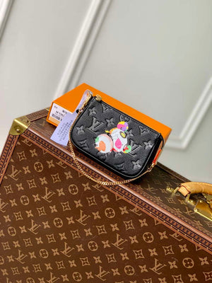 LV M13824 Louis Vuitton LV x TM Mini Pochette Accessoires Black - Default Title - View 1