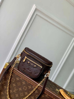 LV M13827 Louis Vuitton Mini Bumbag Chocolate Brown - Default Title - View 1