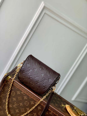 LV M13827 Louis Vuitton Mini Bumbag Chocolate Brown - Default Title - View 3