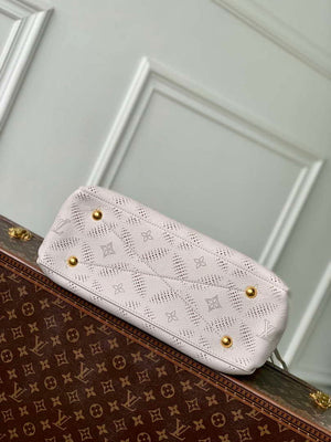 LV M13838 Louis Vuitton Bella Tote Mahina Bag Pink/Gray - Default Title - View 4